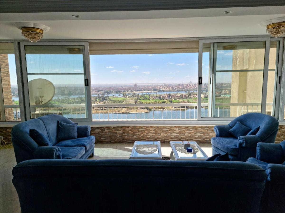 Amazing Nile View And Pyramids Apartment Каир Экстерьер фото