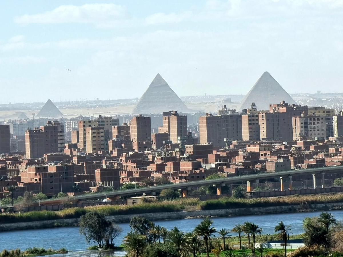 Amazing Nile View And Pyramids Apartment Каир Экстерьер фото